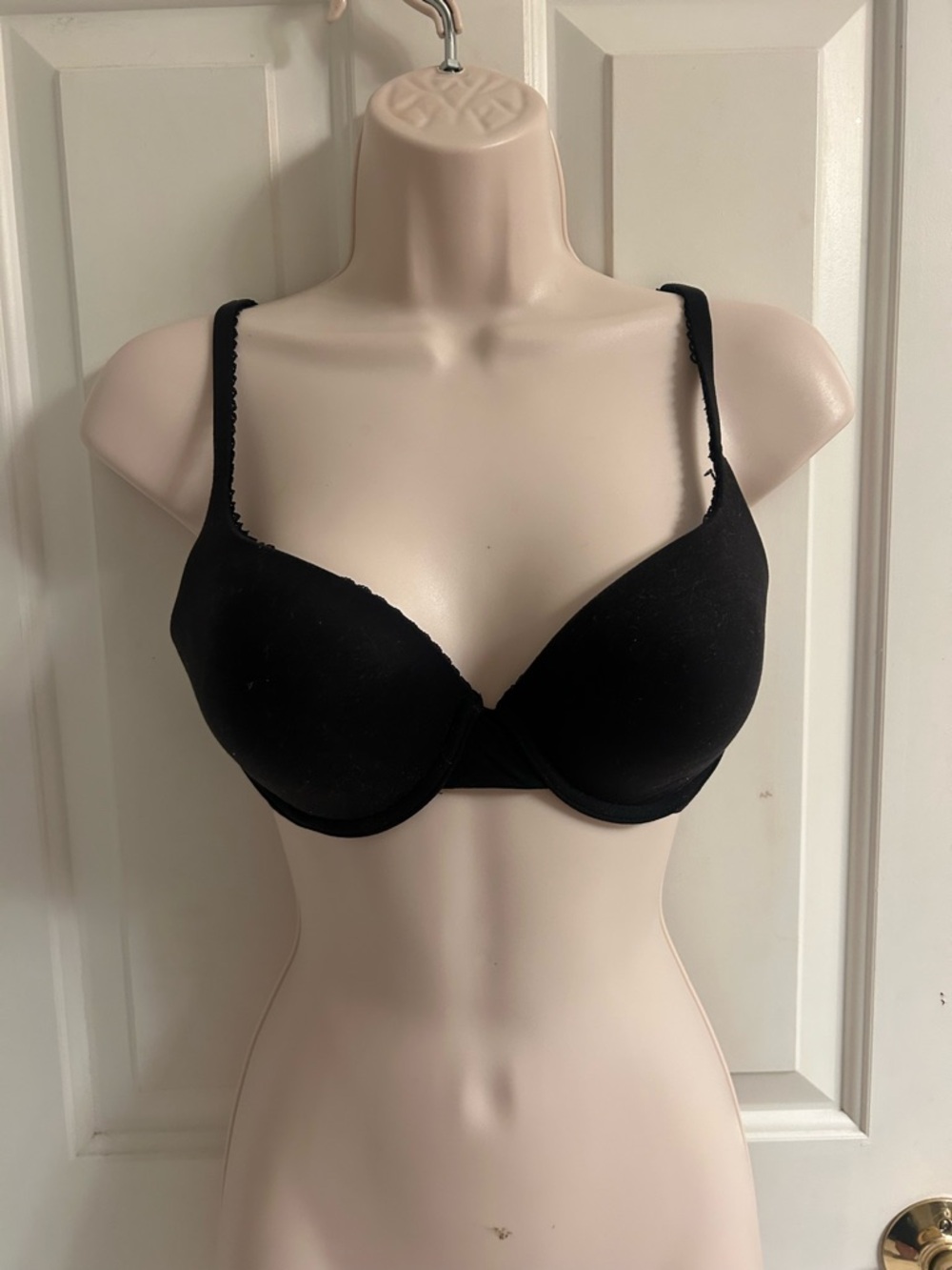 Victoria's Secret Black Push-Up Bra with Smooth Molded Cups